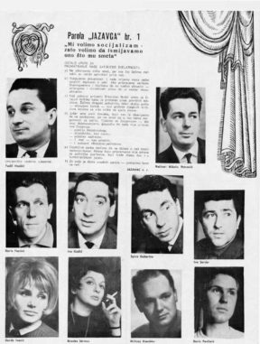 Program prve predstave 1964.